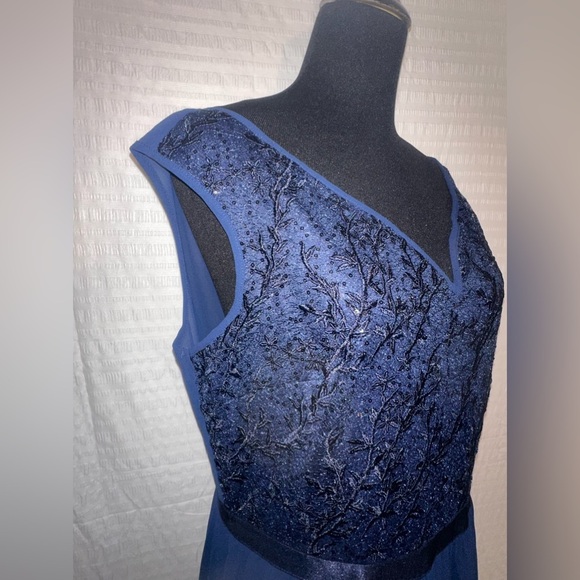 Miusol Navy Blue Evening Dress Size XXL - Picture 2 of 8